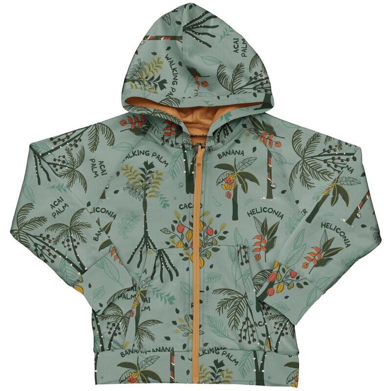 Meyadey by Maxomorra Cardigan Hood Lined Trillion Trees