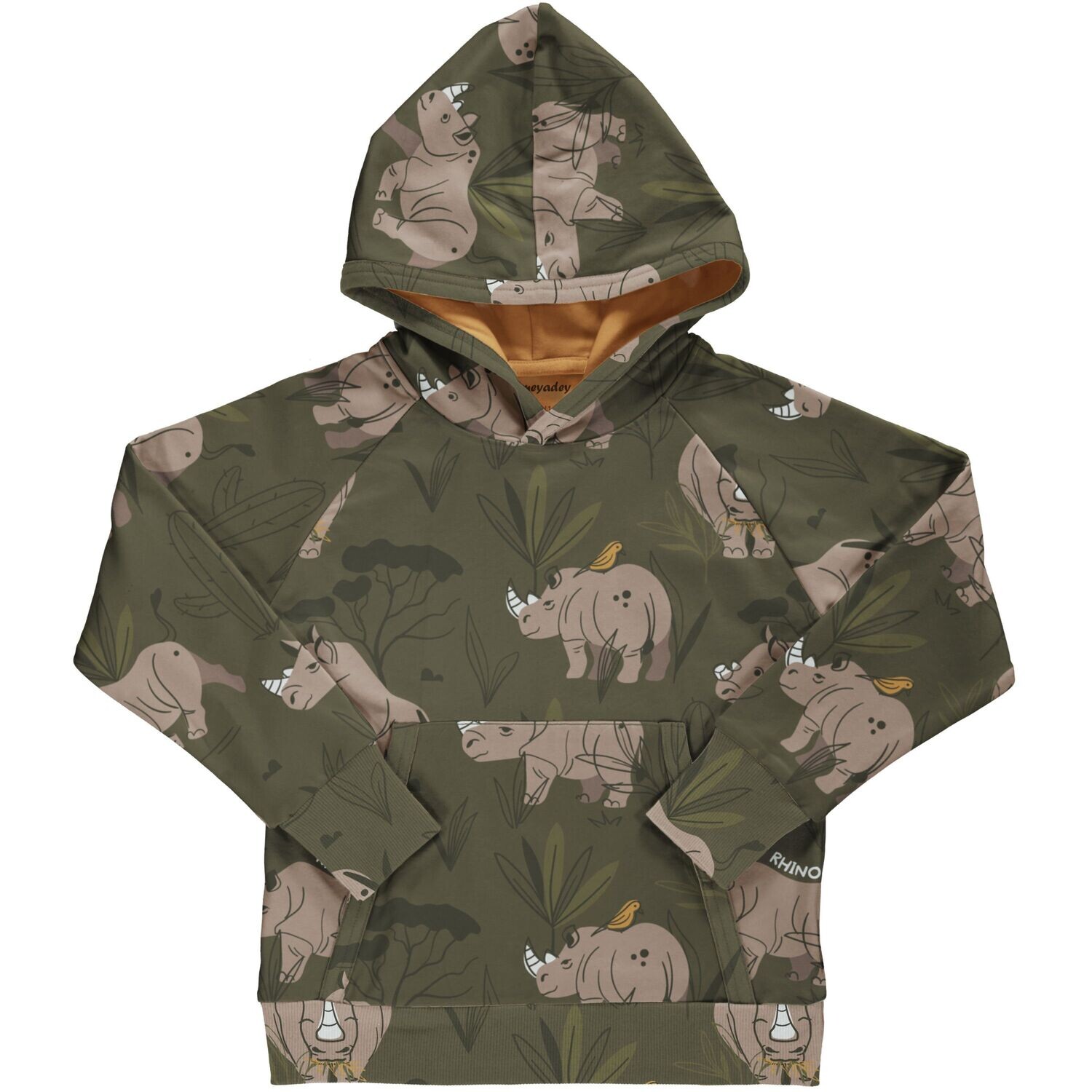 Meyadey by Maxomorra Hoodie Lined Rhino