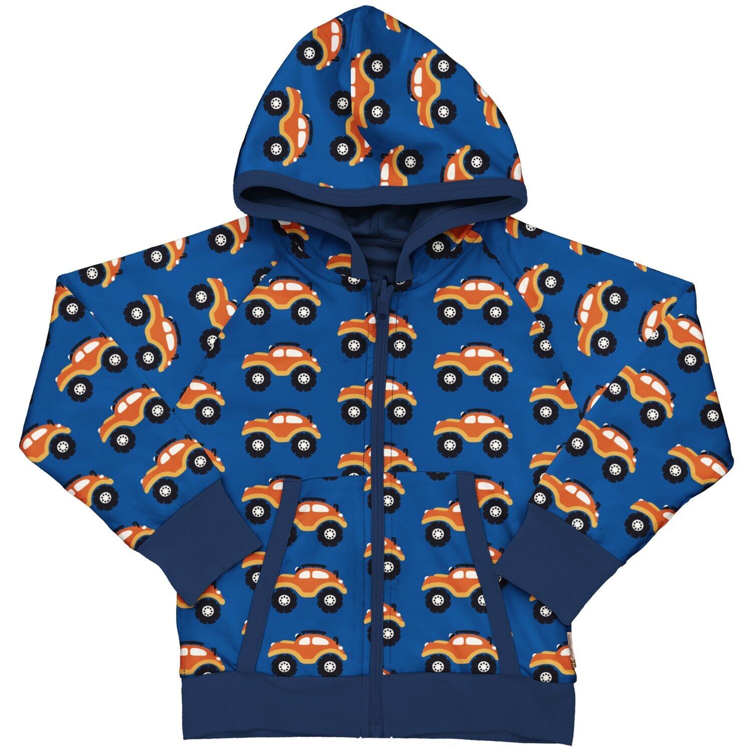 Maxomorra Cardigan Hood Reversible Nordic Car