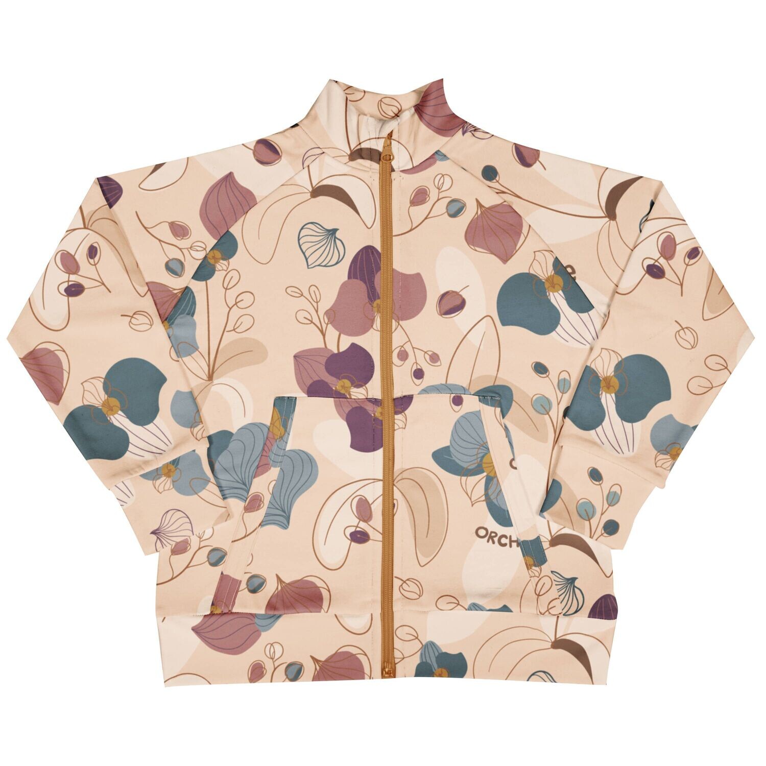 Meyadey by Maxomorra Jacket Lined  Tropical Orchid