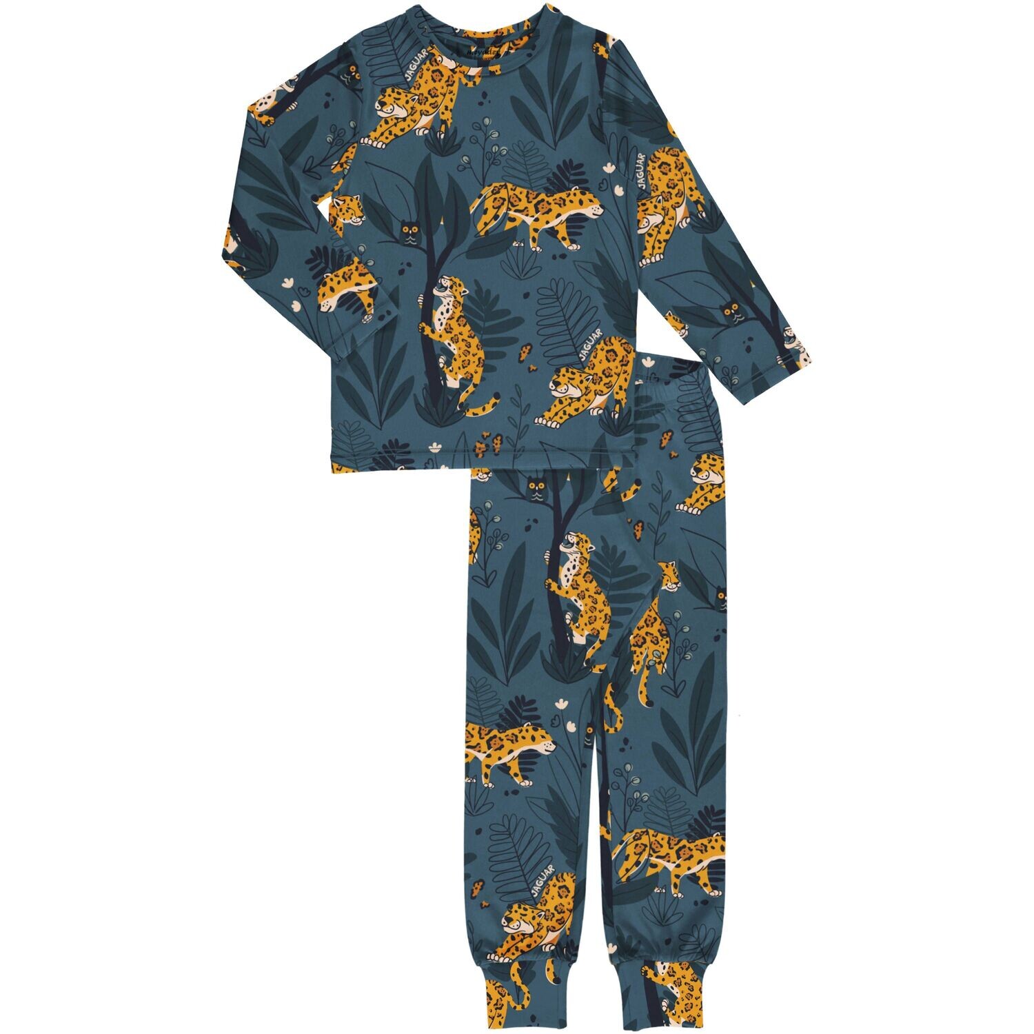 Meyadey by Maxomorra Pyjama Set LS Jaguar Journey