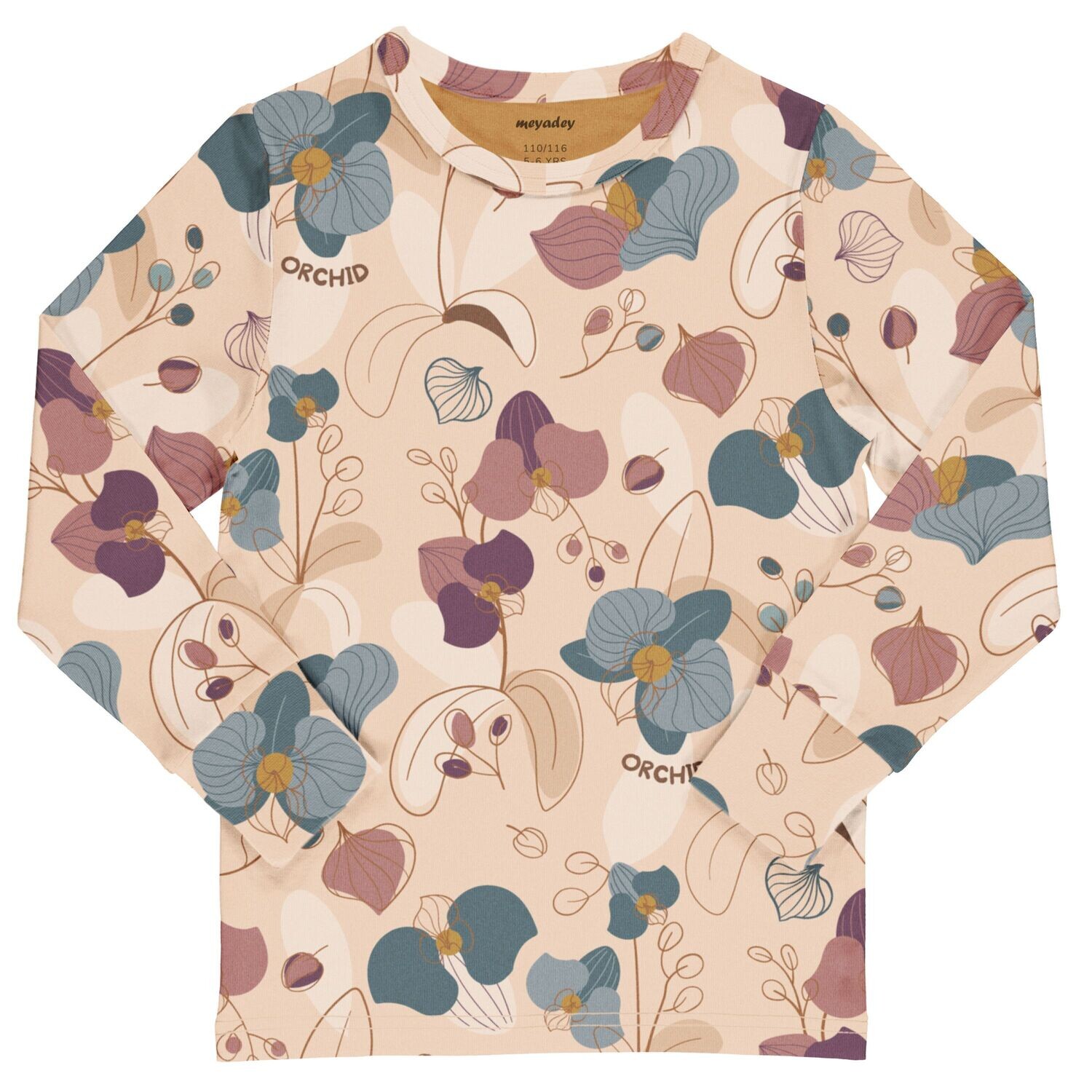 Meyadey by Maxomorra Top LS Tropical Orchid