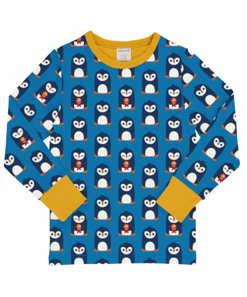 Maxomorra Top LS Arctic Penguin