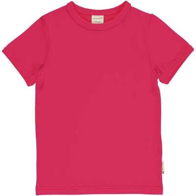 Maxomorra Solid Shirt SS Pink Blossom