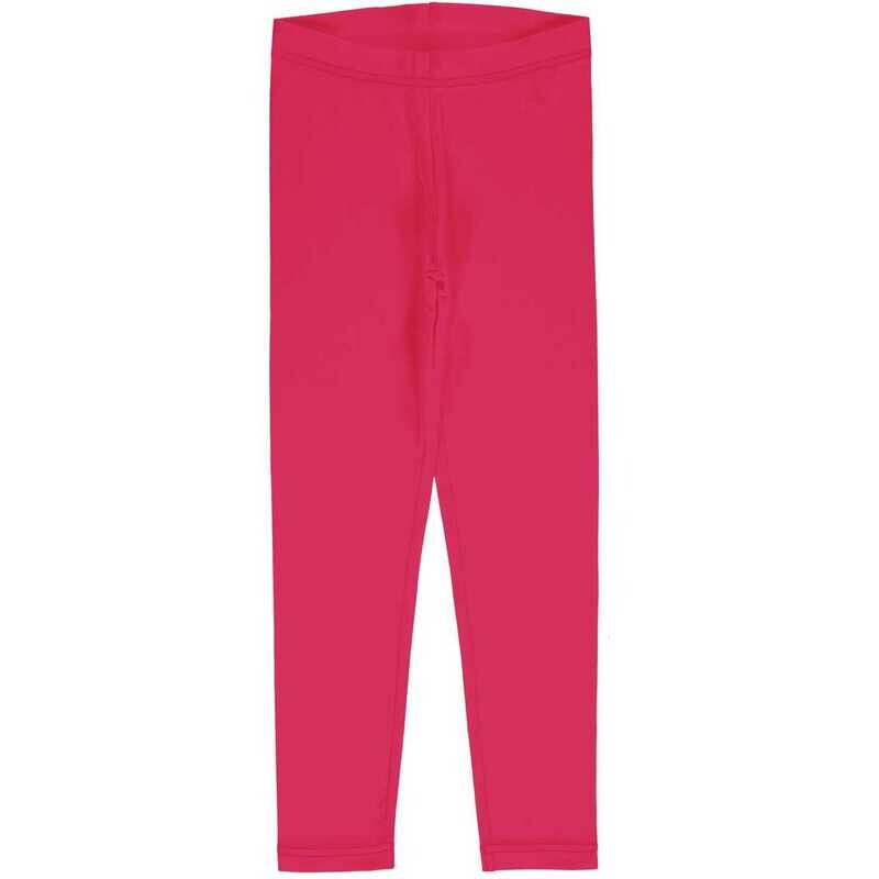 Maxomorra Leggings Solid Pink Blossom