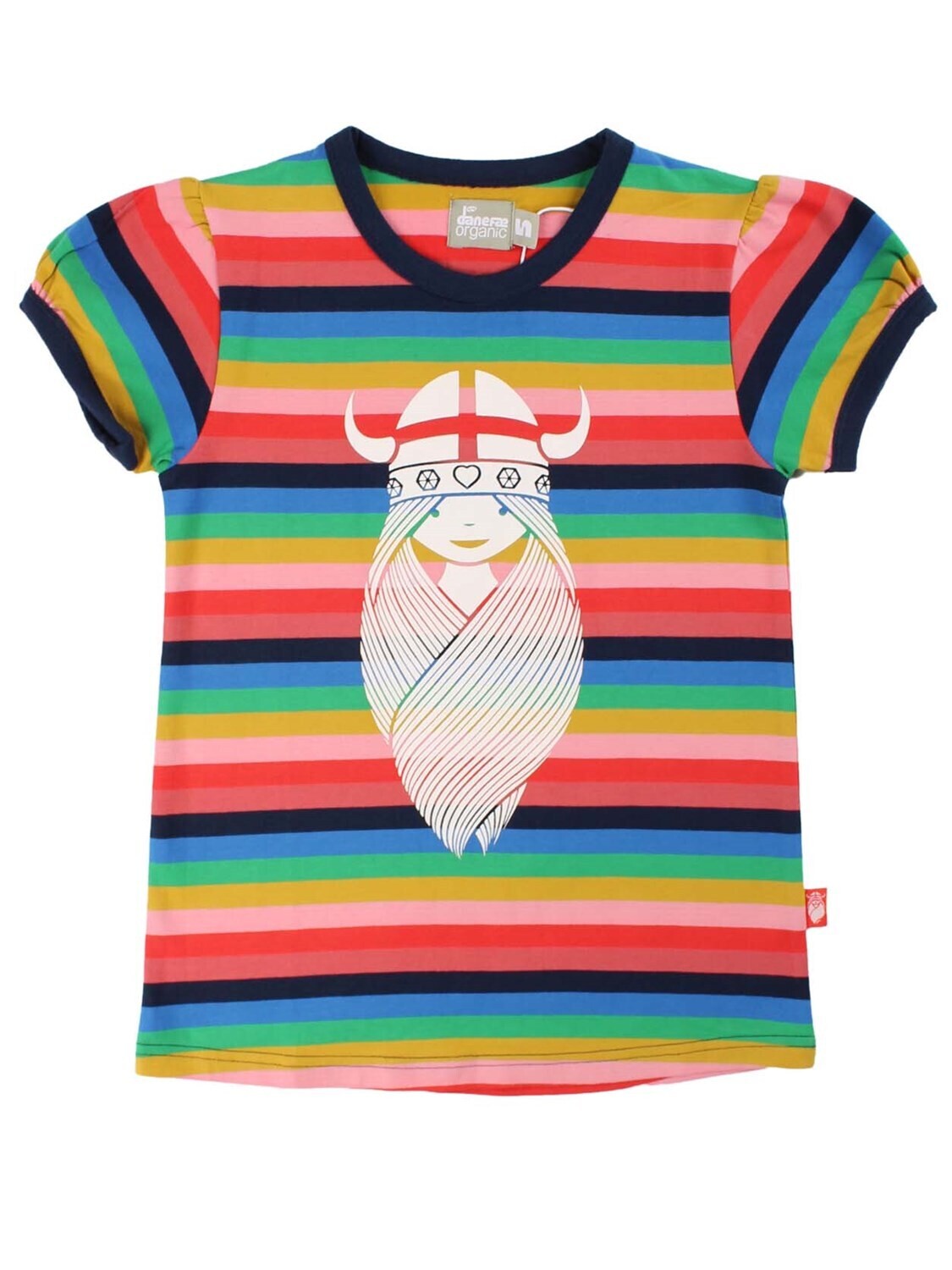 Danefae Organic T-Shirt Mushroom Tee Prism Freja