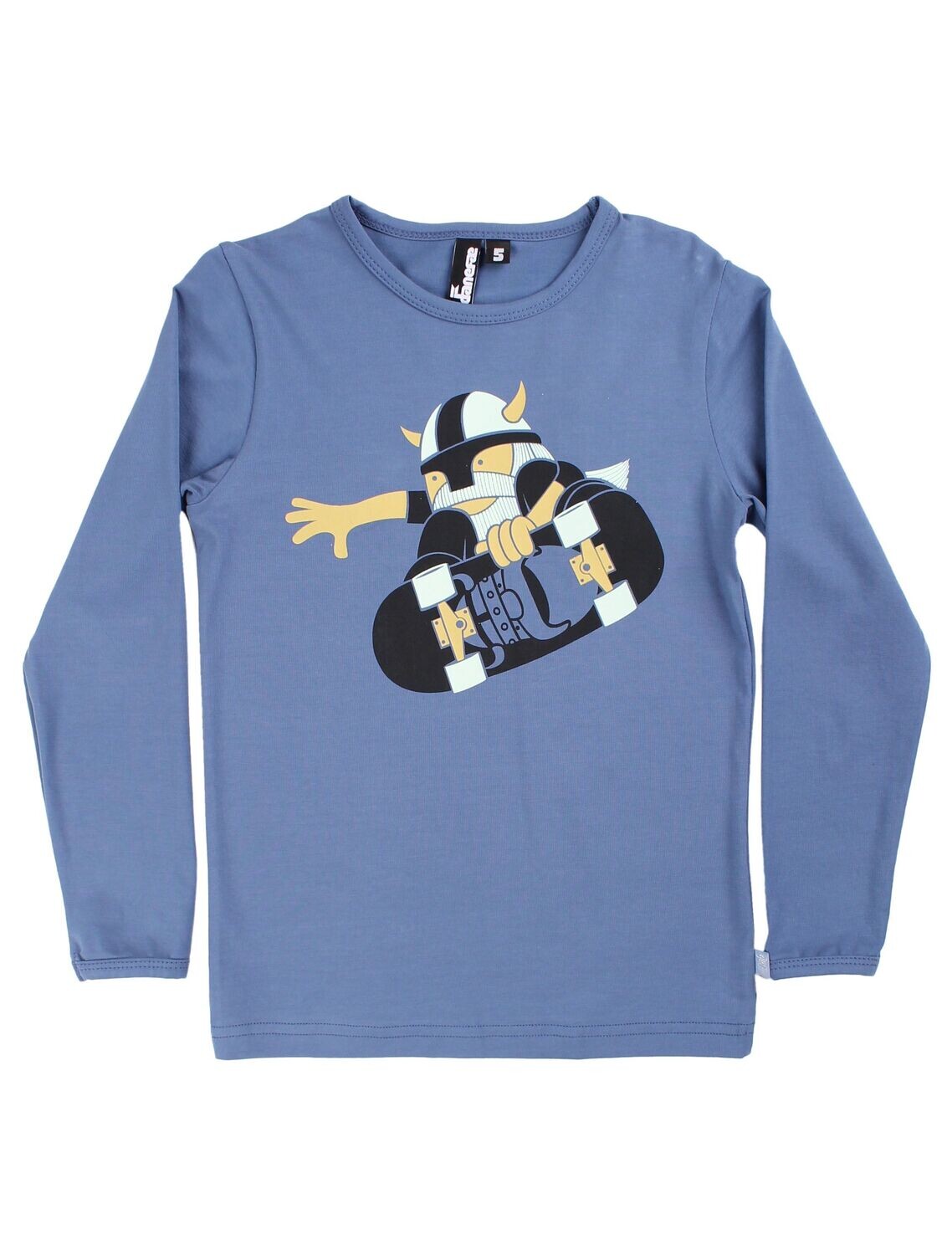 Danefae Langarmshirt Northpole Tee Cold Blue Shredvik
