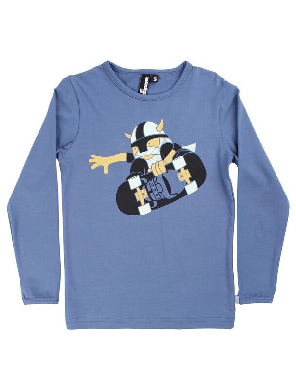 Danefae Langarmshirt Northpole Tee Cold Blue Shredvik