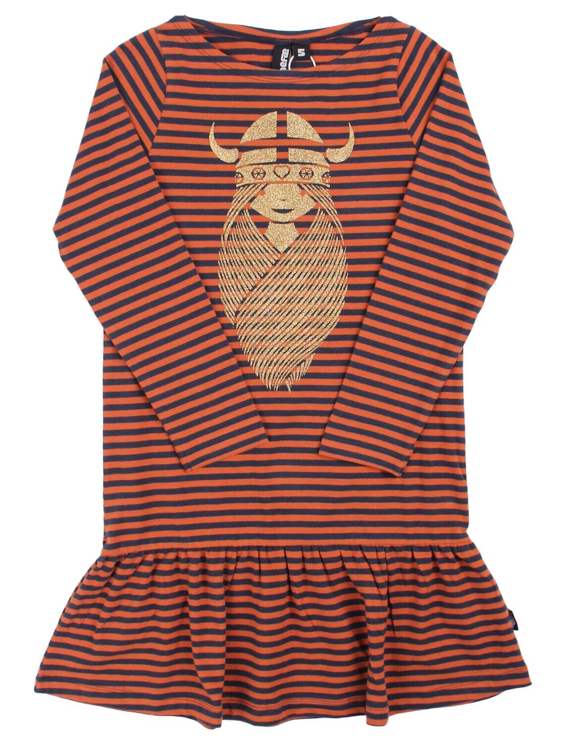 Danefae Cookie Dress  Navy/Brick Freja