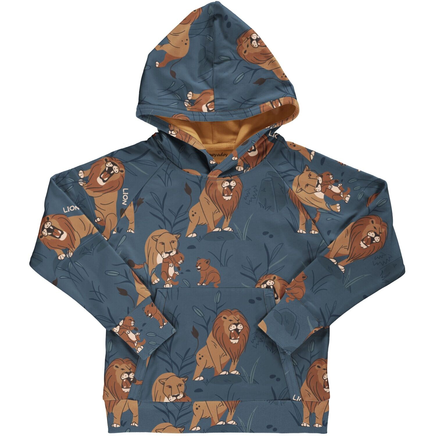 Meyadey by Maxomorra Hoodie Lined Lion Legacy