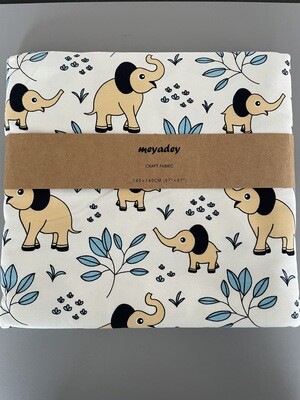 Meyadey by Maxomorra Stoff Muster Elephant Garden