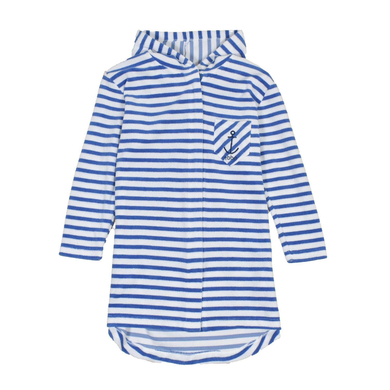 Ebbe Kids Kattegatt Bademantel Off White Riviera Blue *LIQUIDATIONSPREIS*