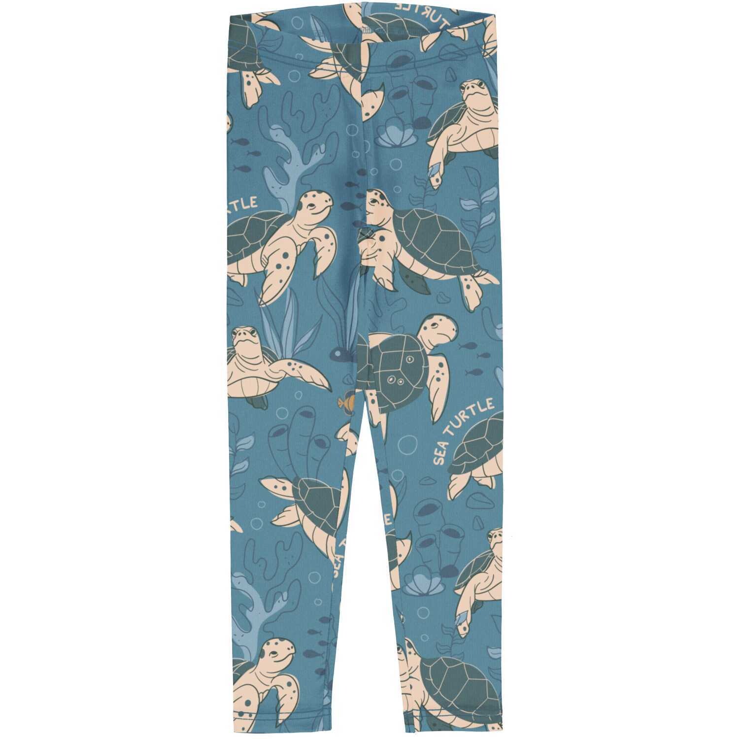 Meyadey by Maxomorra Leggings Turtle Tide
