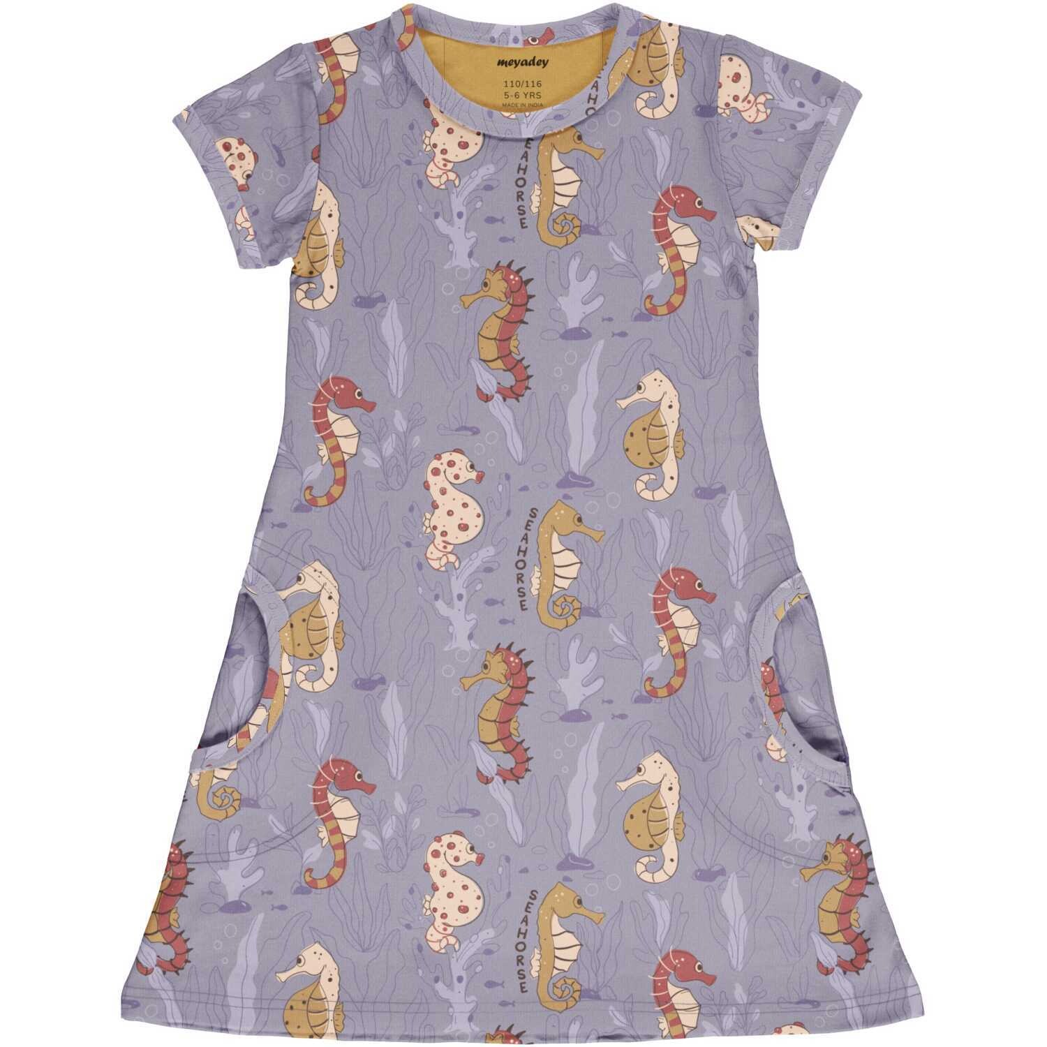 Meyadey by Maxomorra Dress SS Savvy Seahorse