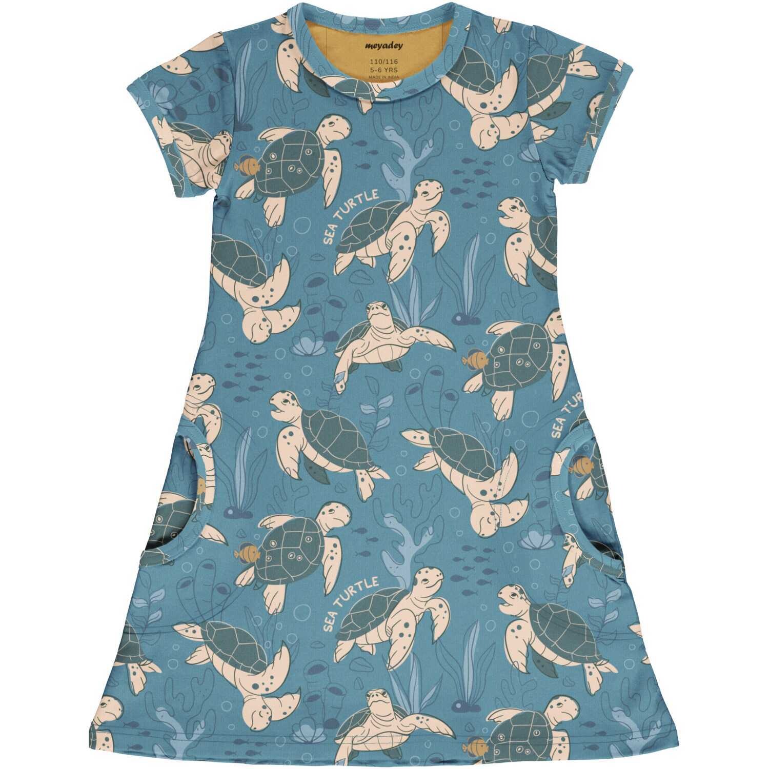 Meyadey by Maxomorra Dress SS Turtle Tide