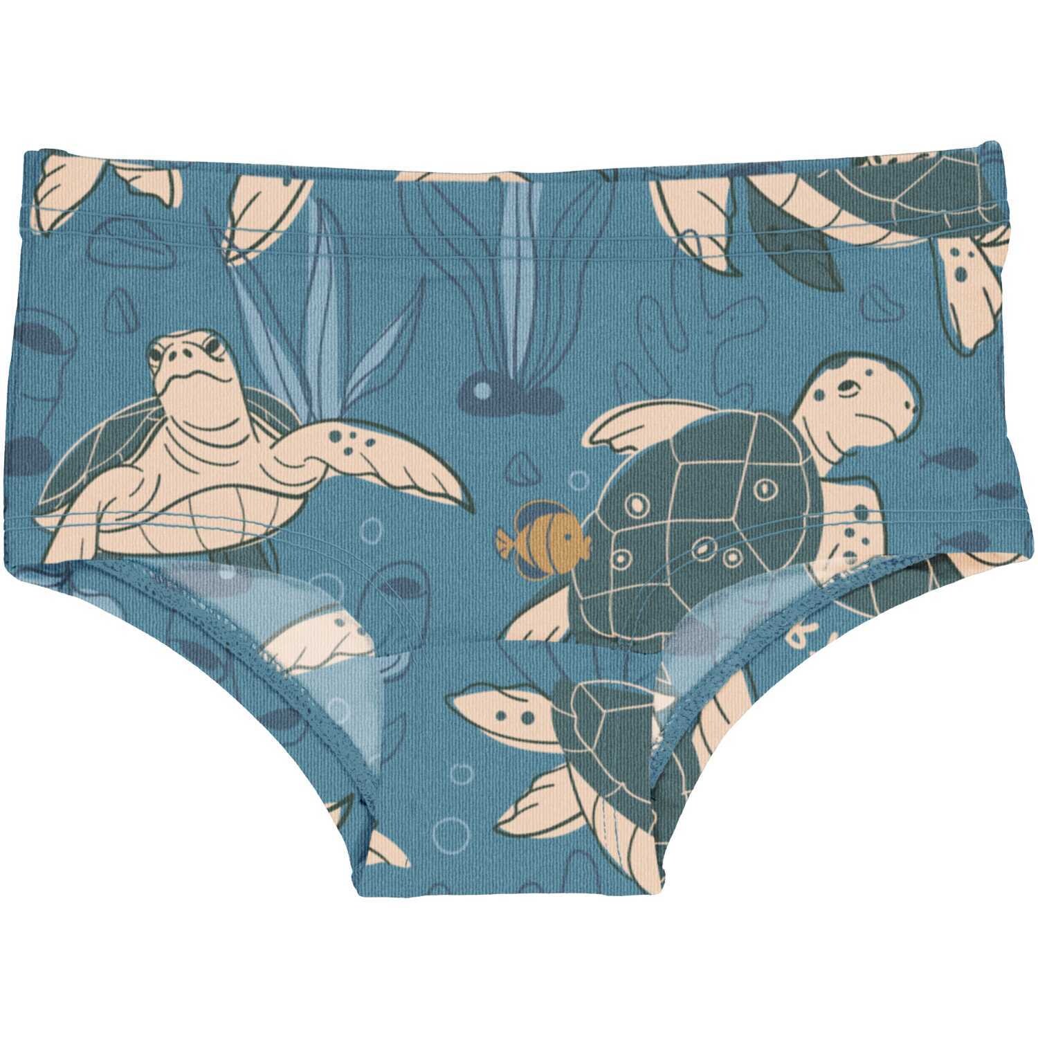 Meyadey by Maxomorra Brief Hipster Turtle Tide