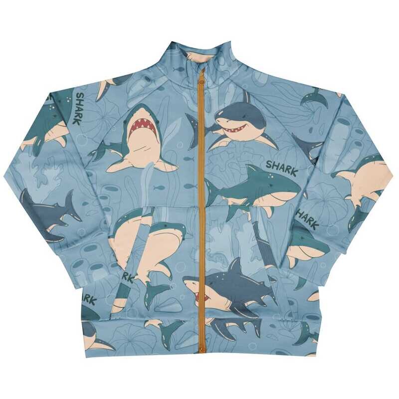 Meyadey by Maxomorra Jacket Lined  Shark Remark