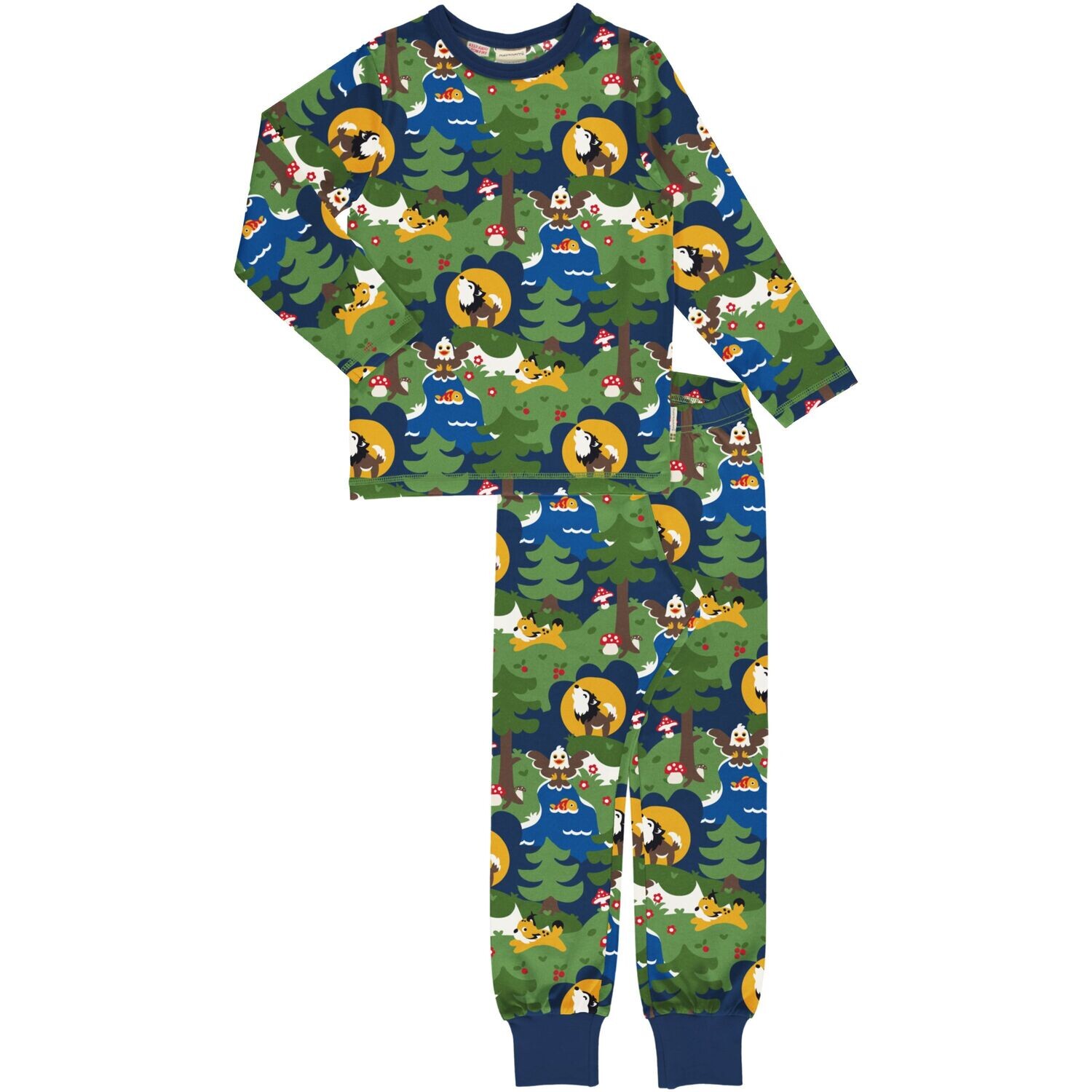 Maxomorra Pyjama LS Nordic Wild
