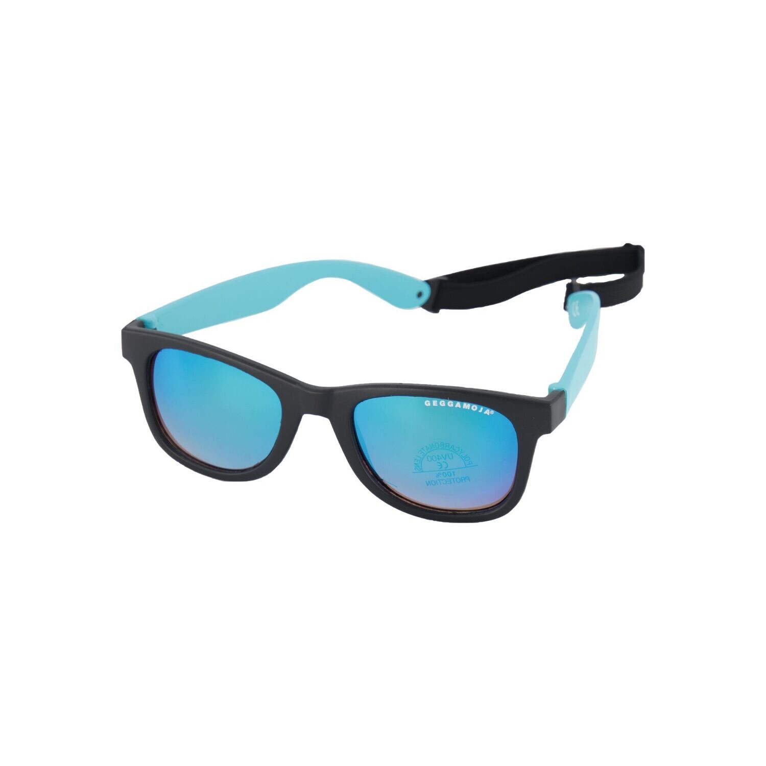 Geggamoja Sonnenbrille Black/Turq 6 - 11 years