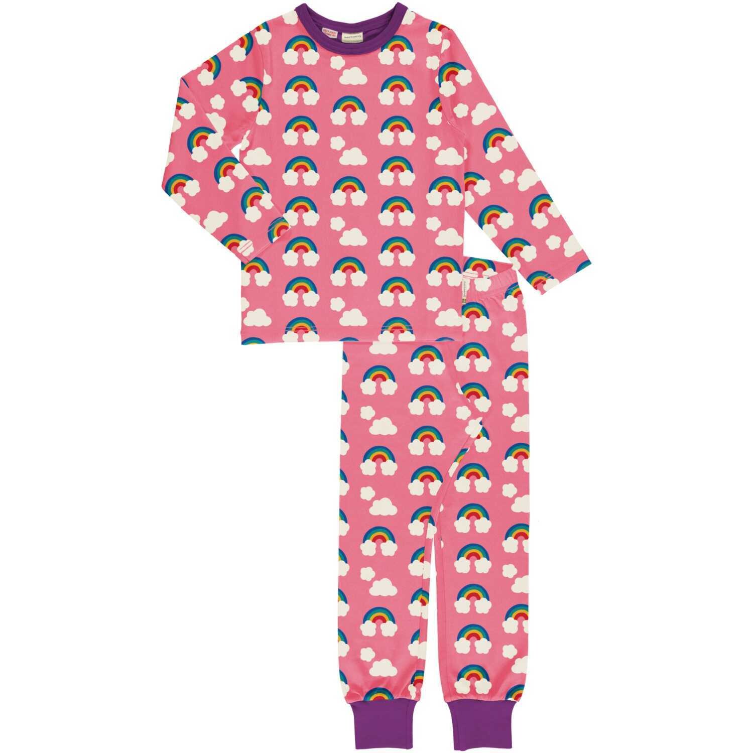 Maxomorra Pyjama LS Rainbow