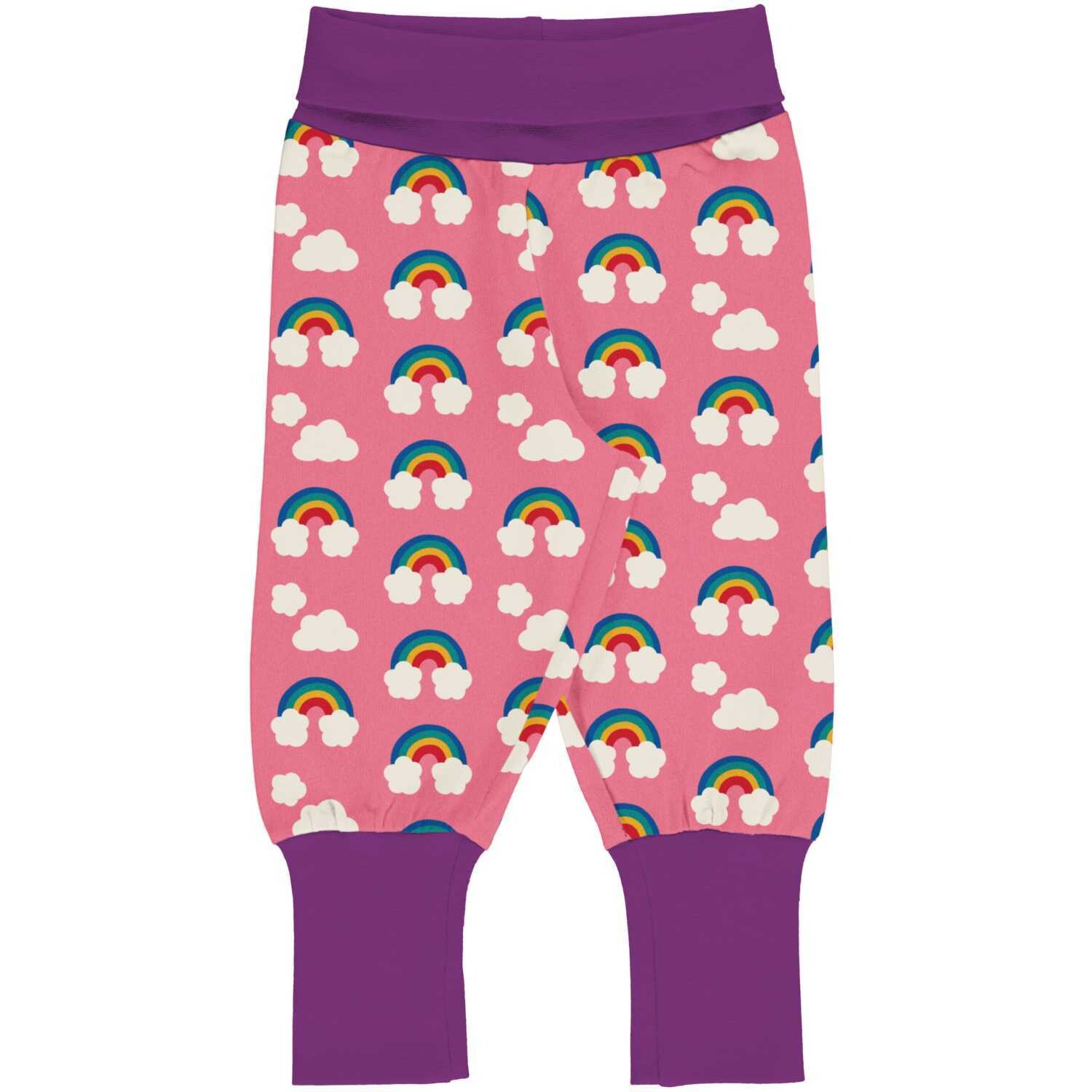 Maxomorra Pants Waist Rainbow