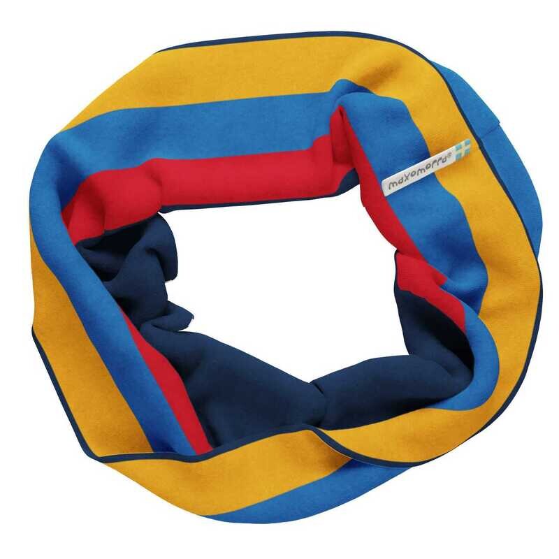 Maxomorra Rundschal/Scarf Tube Sweat Stripe Blue