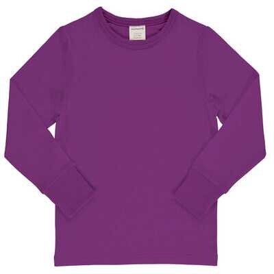 Maxomorra Shirt LS Solid Violet