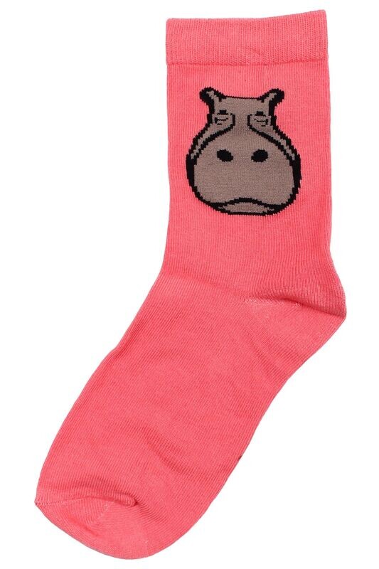 DYR by Danefae Socken Pink Flodhest