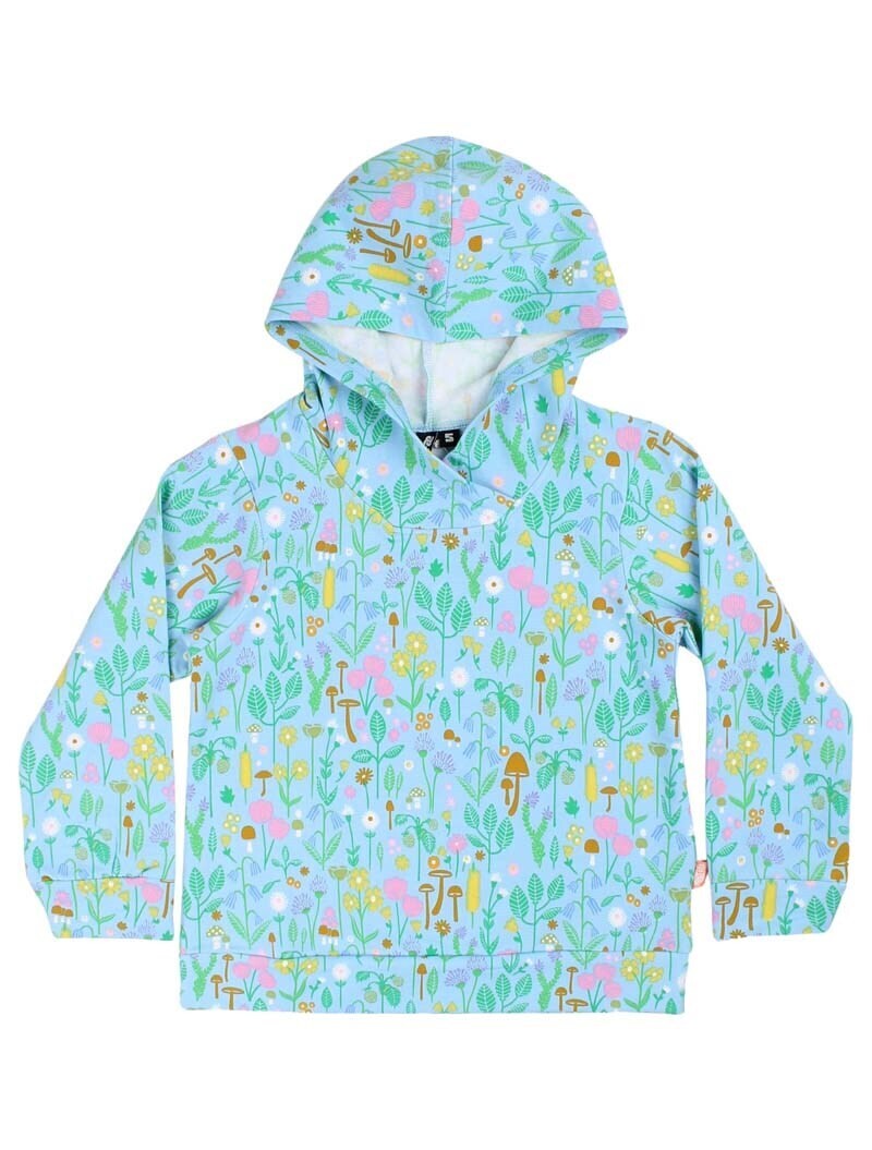 Danefae Organic Birch Hoodie Light Blue Botanic