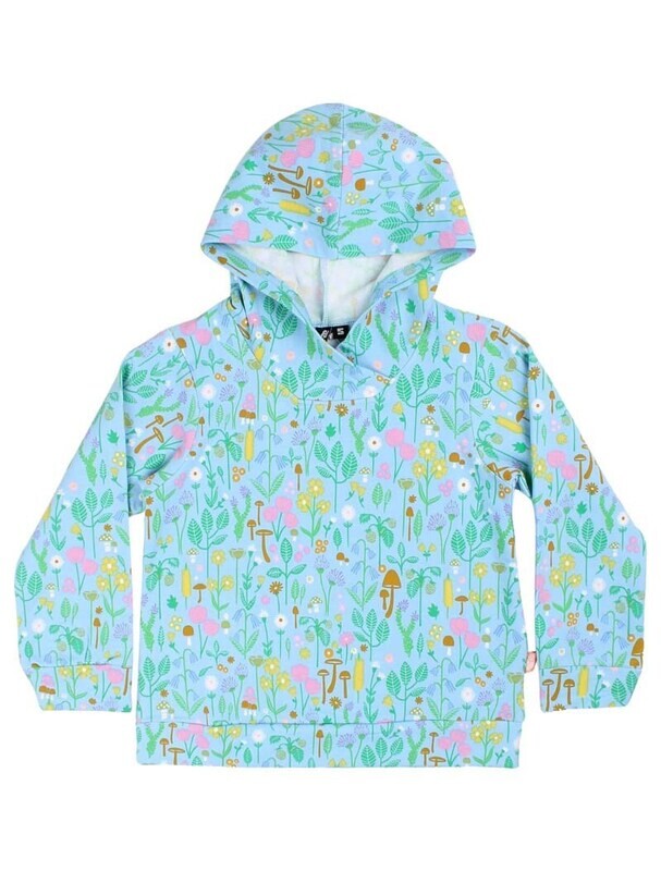 Danefae Organic Birch Hoodie Light Blue Botanic
