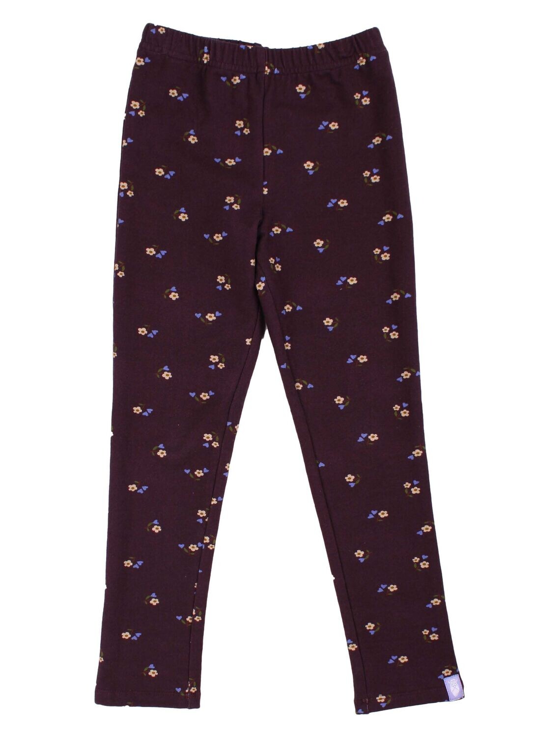 Danefae Andrea Warm Leggings Grey Viola Miniflower