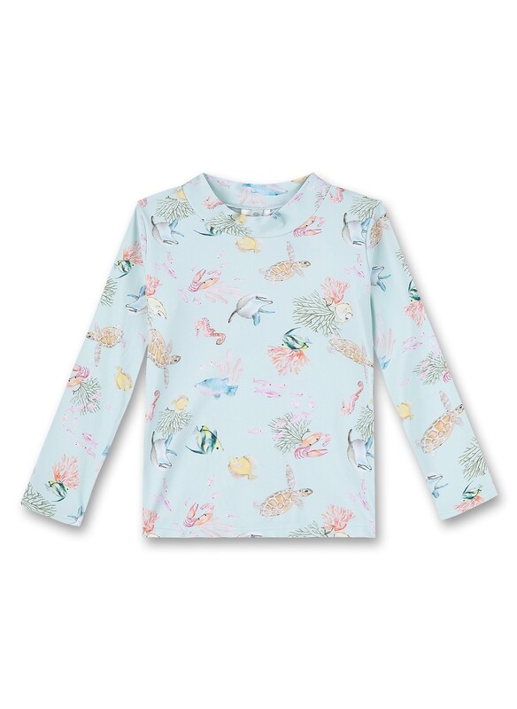 Sanetta Badeshirt LS Zartblau