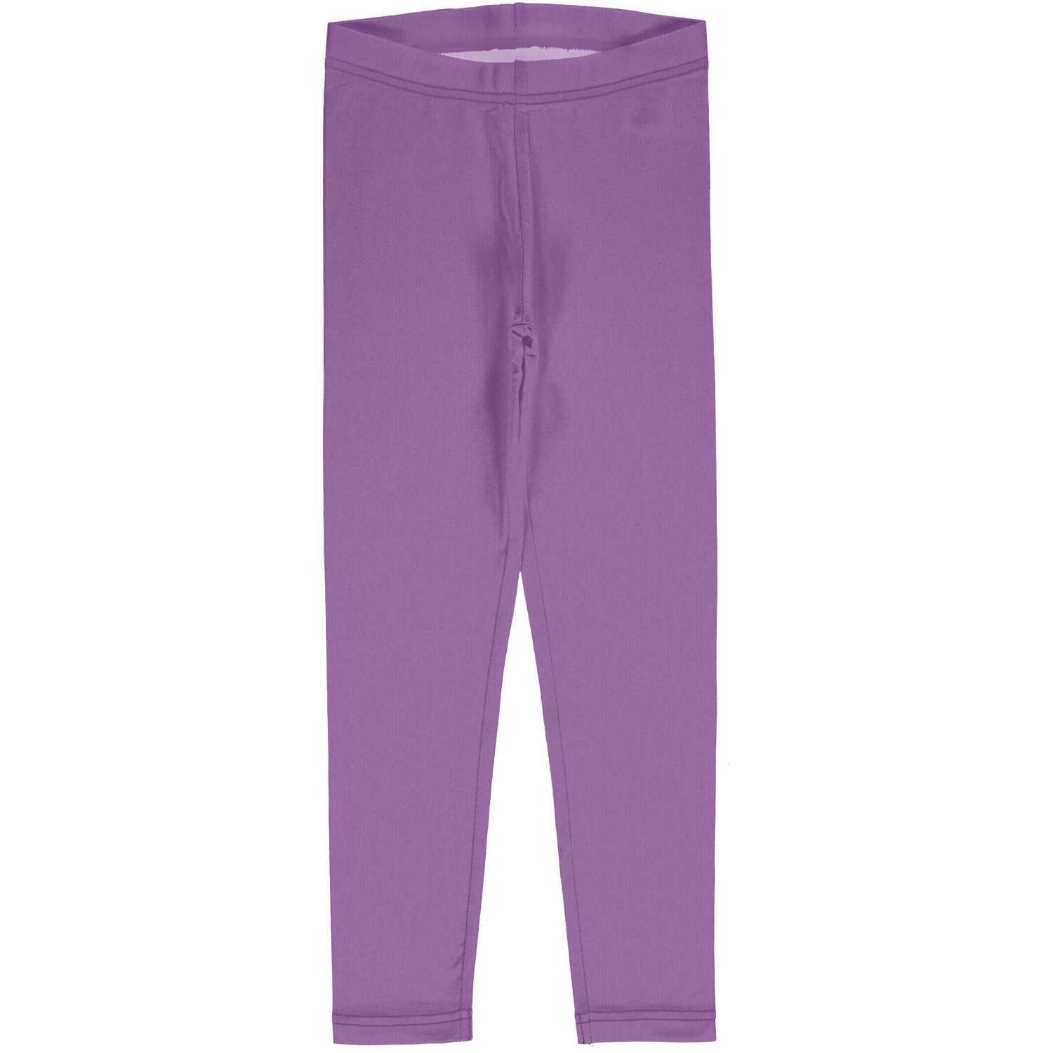 Maxomorra Leggings Solid Purple Light