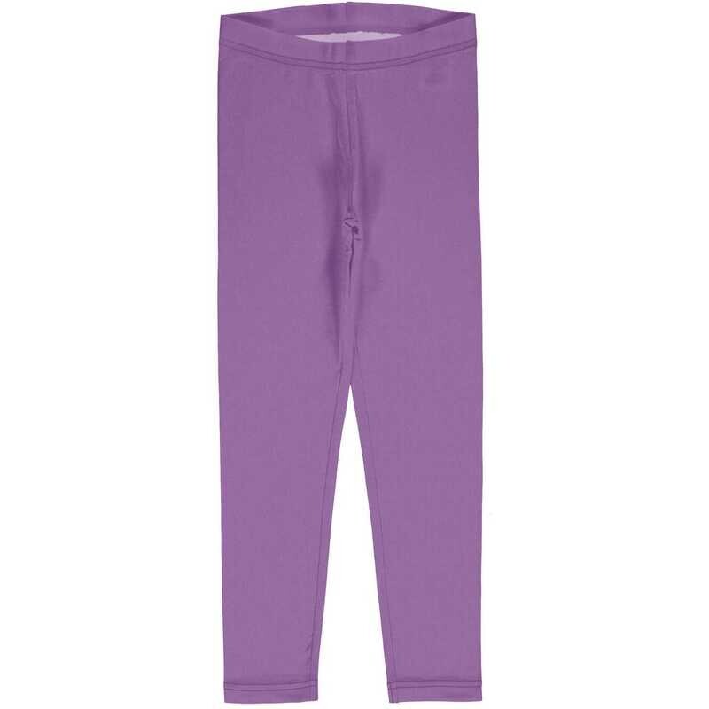 Maxomorra Leggings Solid Purple Light