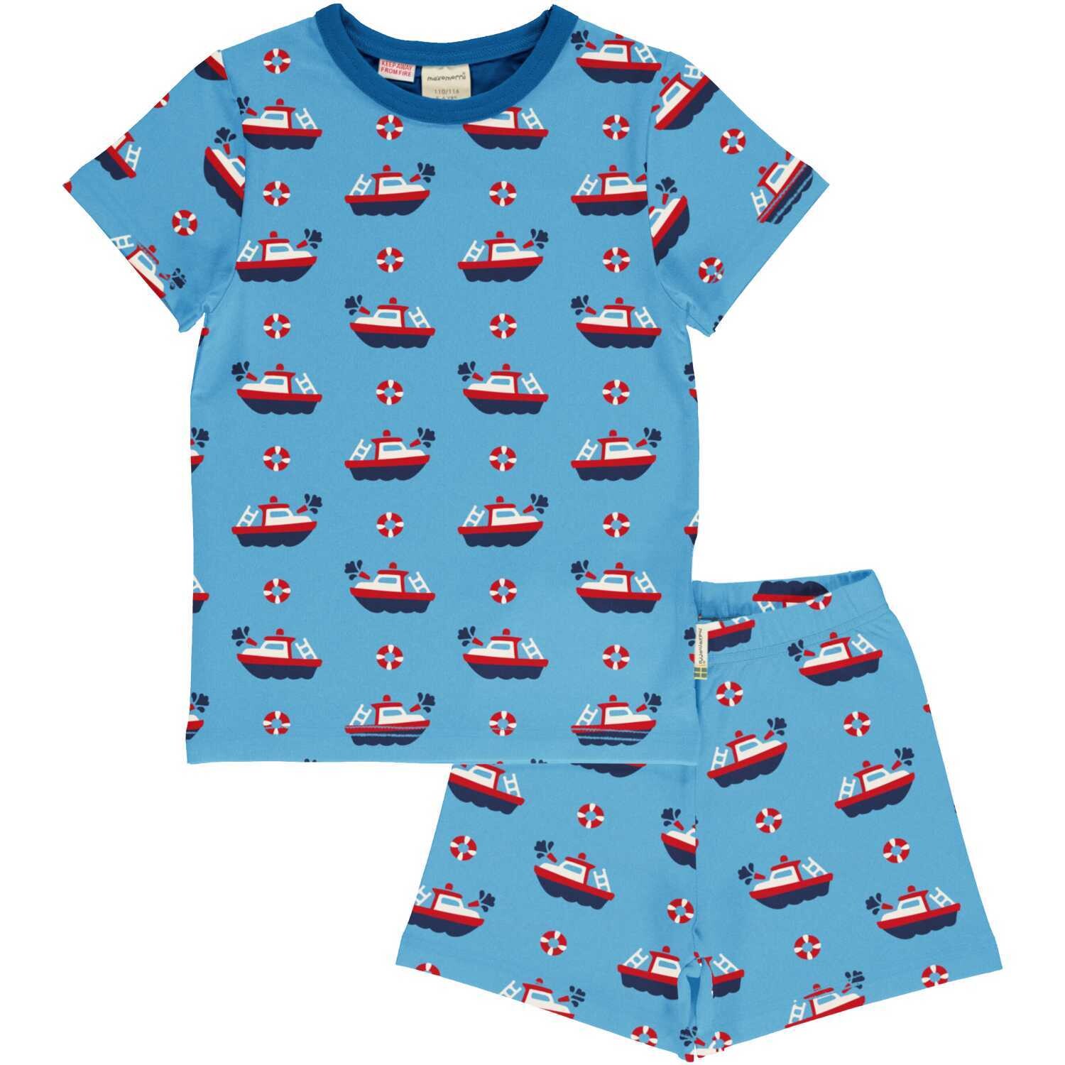 Maxomorra Pyjama SS  Fireboat