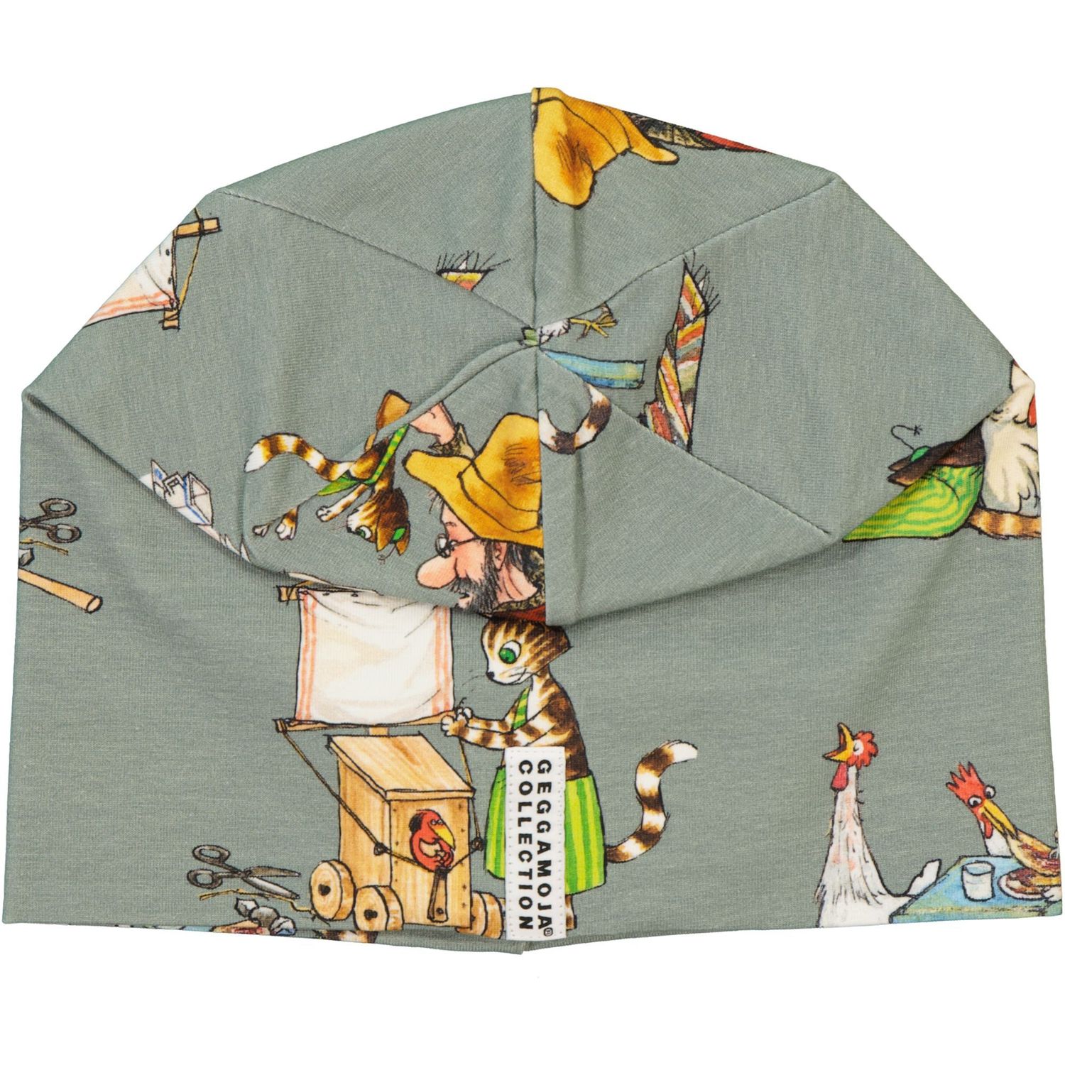Geggamoja Beanie Olive Pettersson und Findus