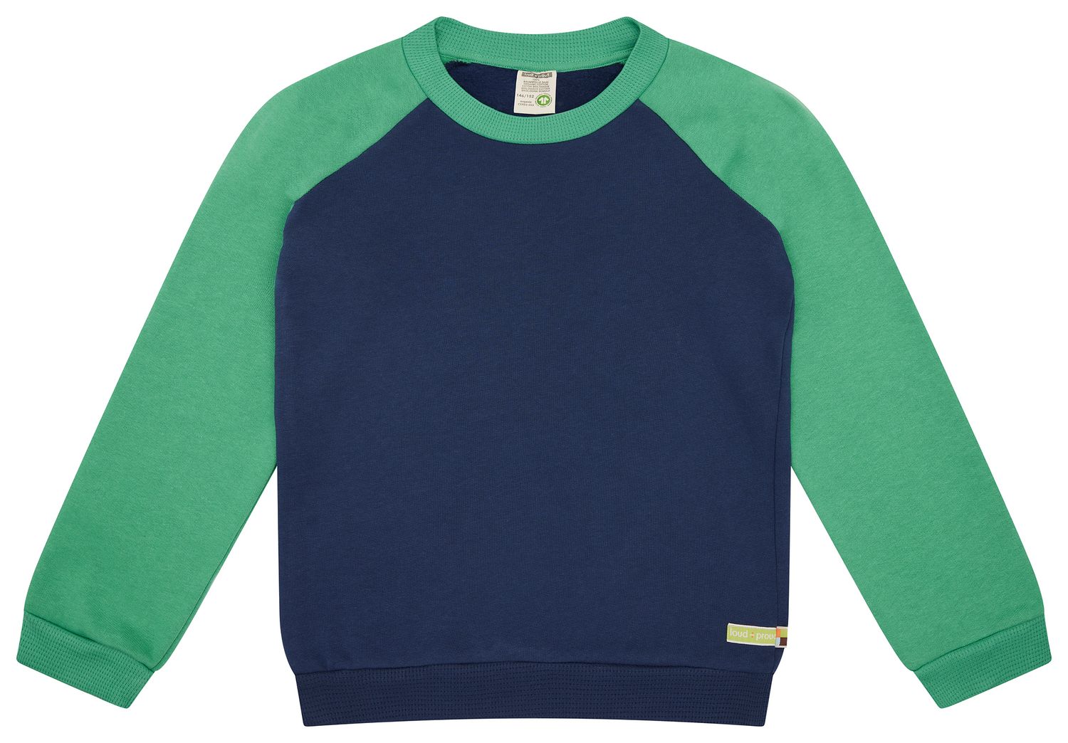 Loud + Proud Sweatshirt Raglan Ultramarin/Plant