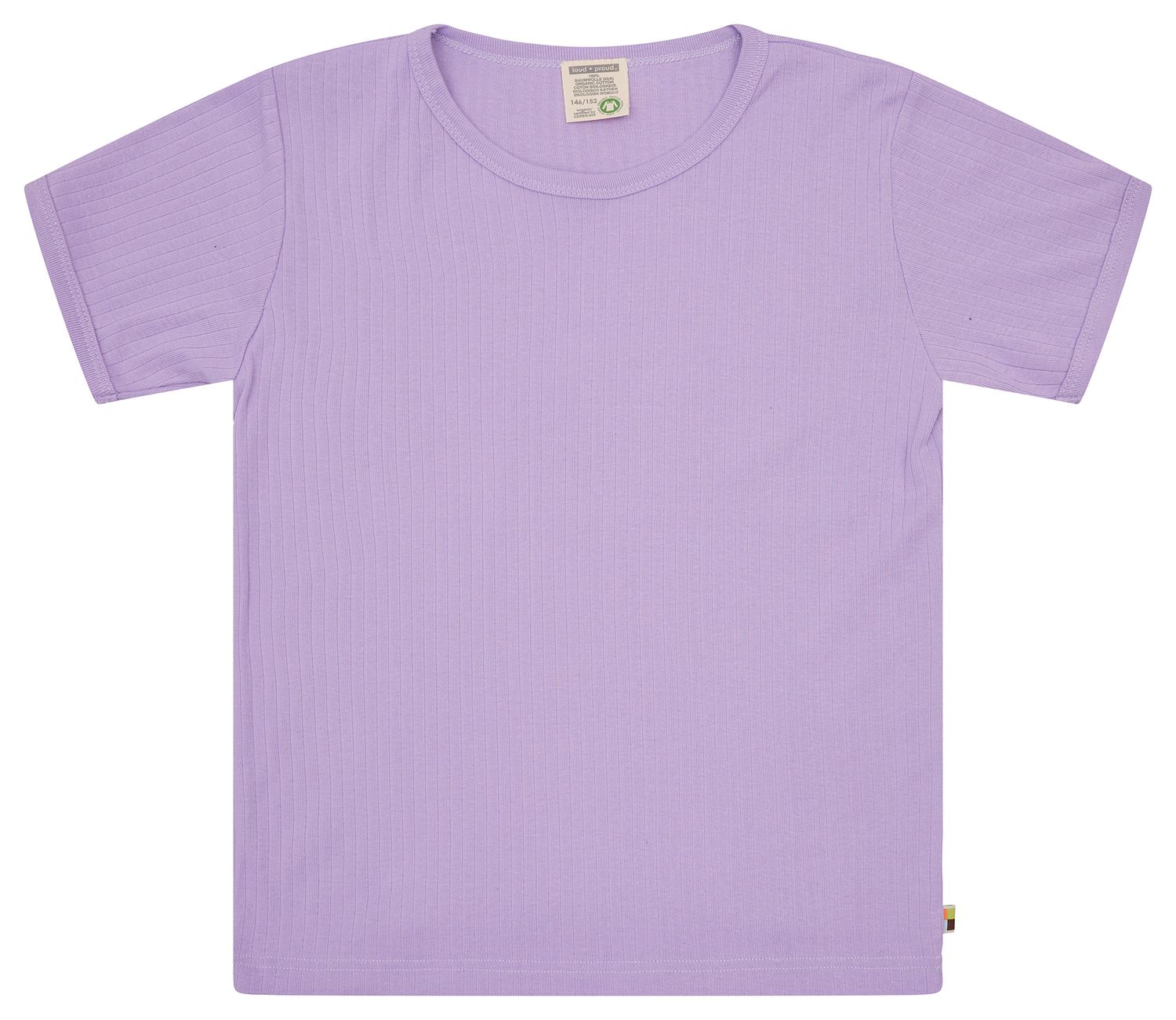 Loud + Proud T-Shirt Derby Rib Lilac