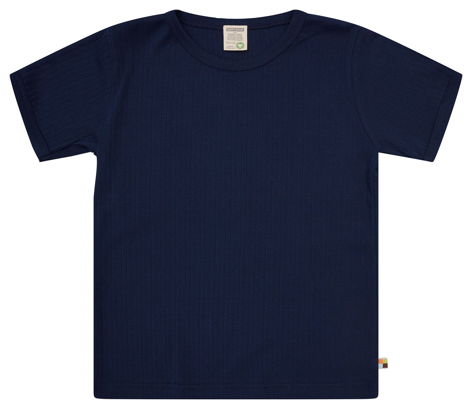 Loud + Proud T-Shirt Derby Rib Ultramarin