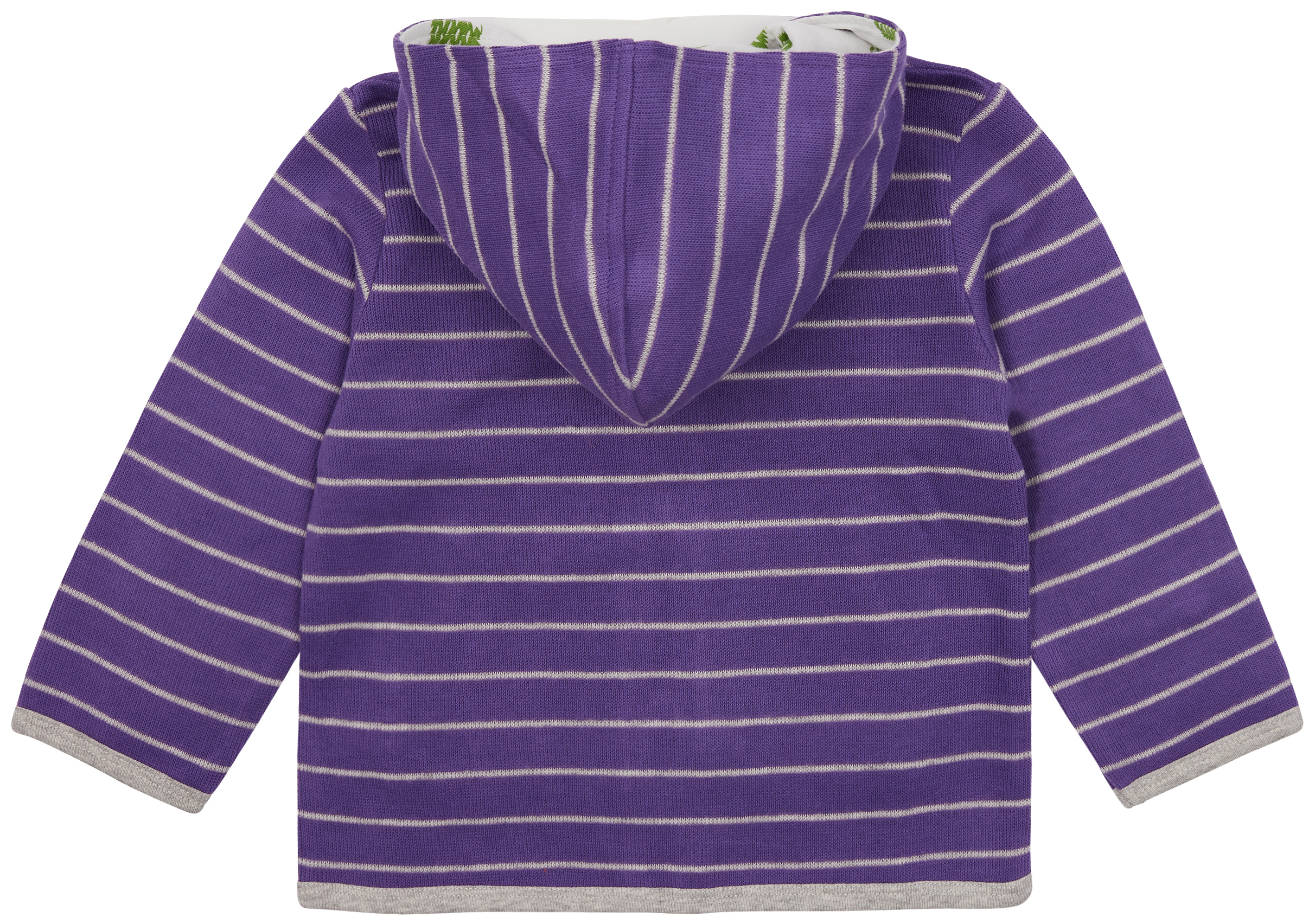 Loud + Proud Jacke Interlock gestreift violett