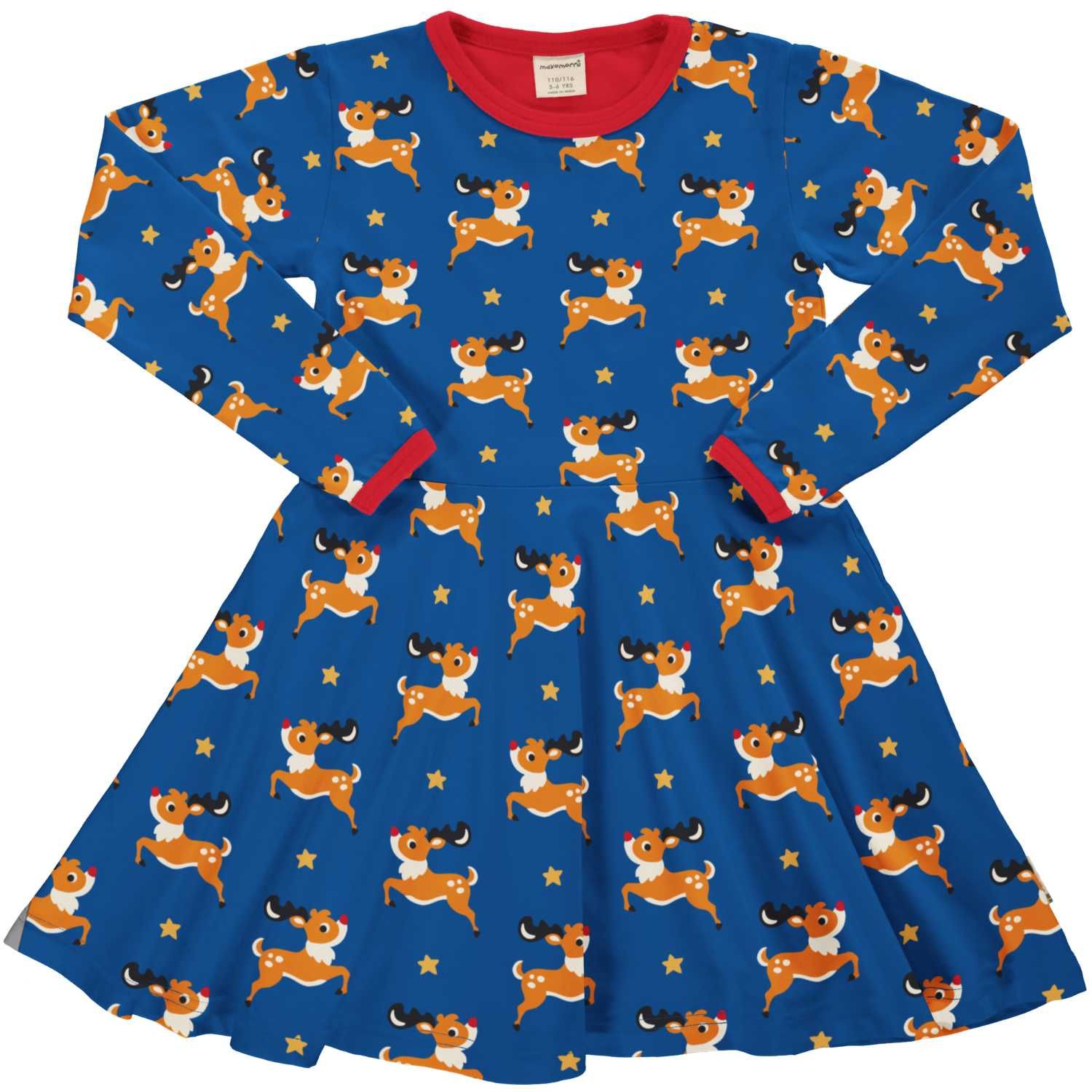 Maxomorra Dress Reindeer Maxomorra Dress Reindeer