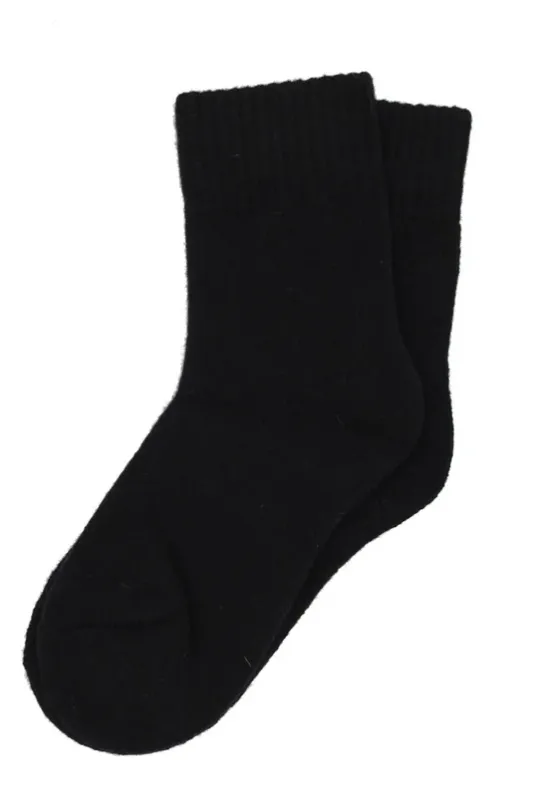 Danefae Winter Wool Socks BLACK