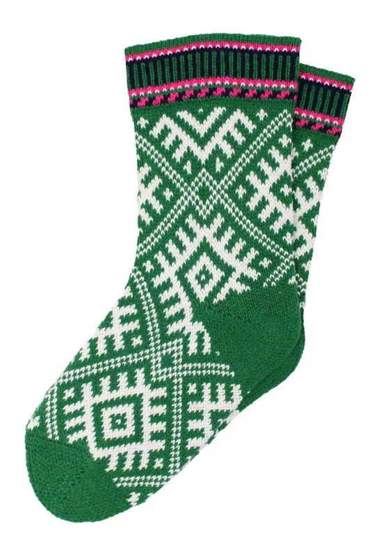 Danefae Warm Wool Socks Anthracite/White