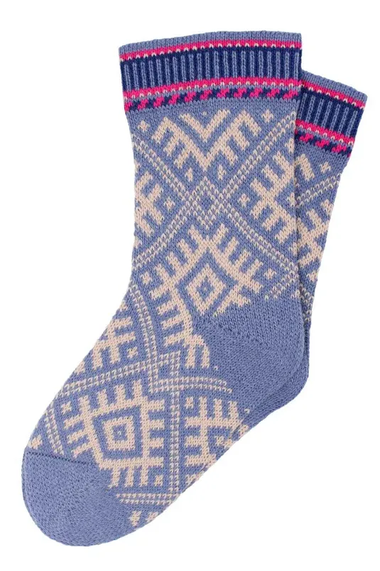 Danefae Warm Wool Socks Porcelaine/OffWhite
