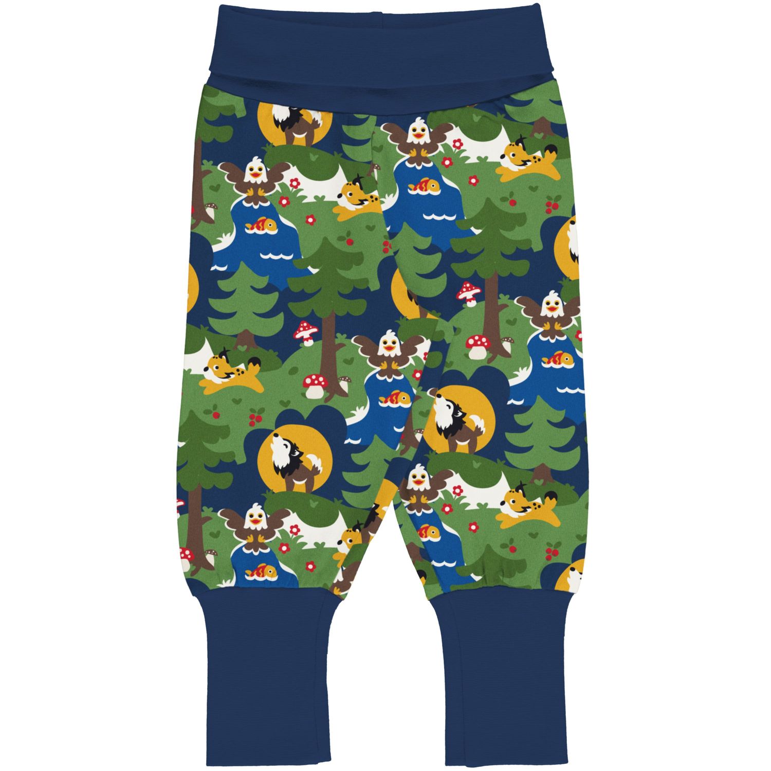 Maxomorra Pants Rib Nordic Wild