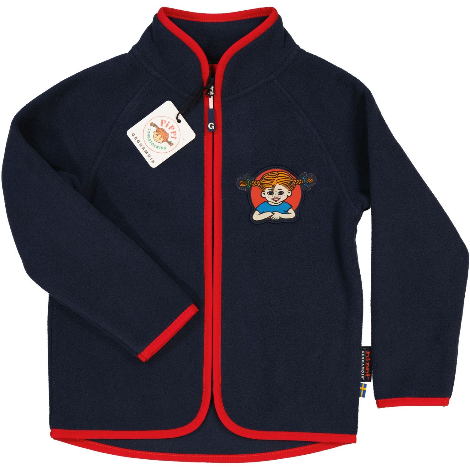 Geggamoja Pippi Fleece Jacke Navy