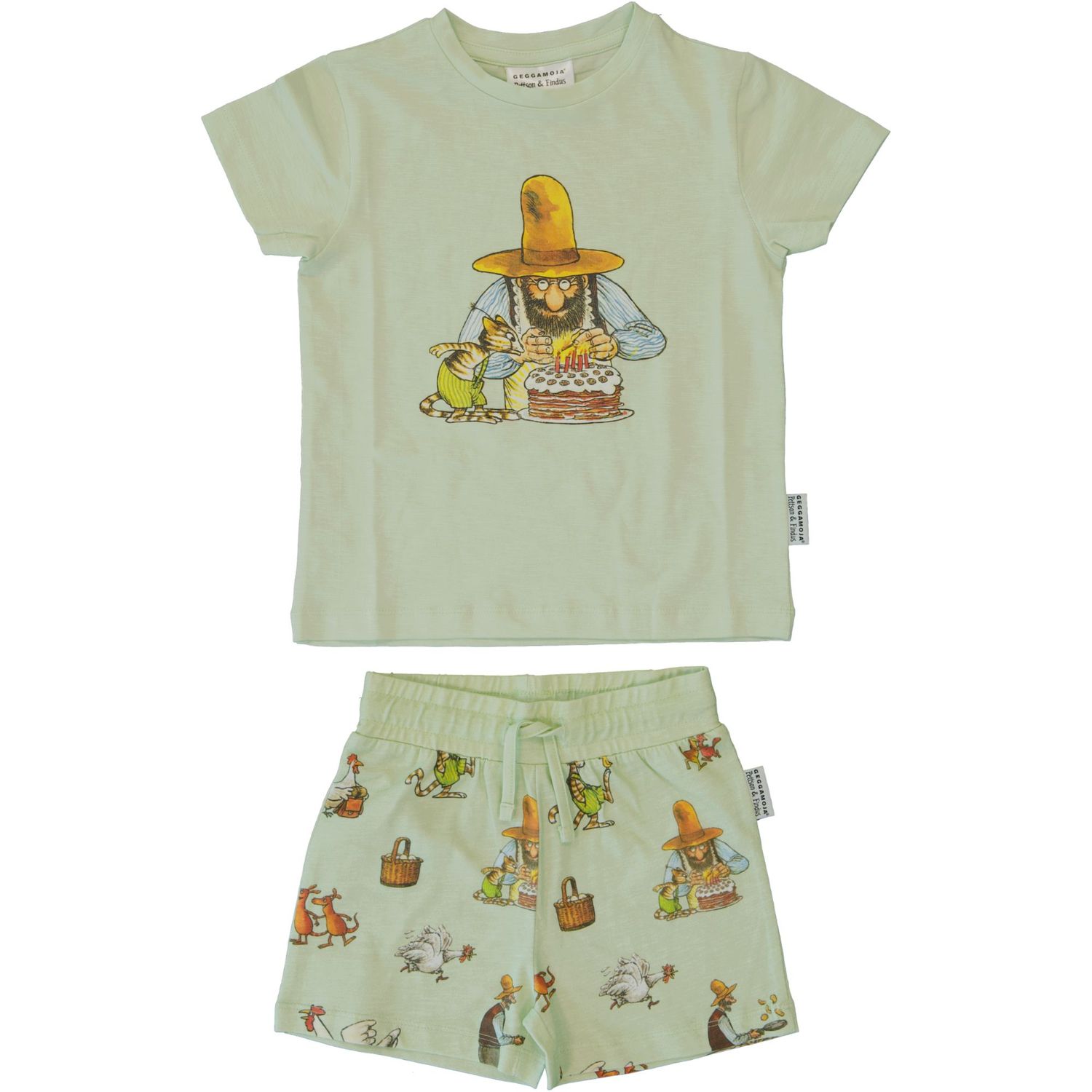 Geggamoja Pyjama SS  Green Pettersson und Findus