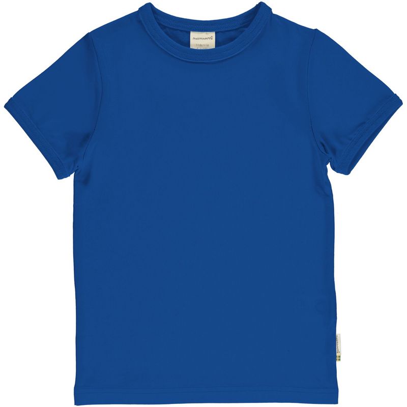 Maxomorra Top SS Solid Blue