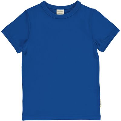 Maxomorra Top SS Solid Blue