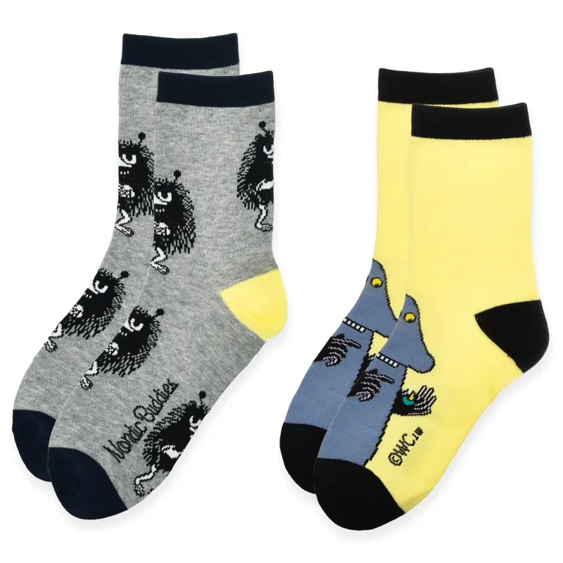 Moomin by Nordic Buddies Double Pack Groke/Stinky